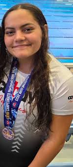 Ismael Madera listo para su Final del 400m Combinado. Éxito.