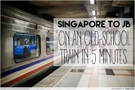 Submitted 11 months ago i have alot of relatives across the causeway, and i remembered that when i was a kid my family often took the train back. Ktm Shuttle Guide Singapore To Jb On An Old School Train In Just 5 Minutes