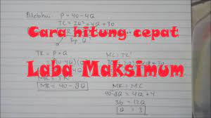 F(x, y) = 9x + y pada daerah yang telah dibatasi oleh 2 ≤ x ≤ 6, dan 0 ≤ y ≤ 8 serta x + y ≤ 7. Cara Cepat Menjawab Soal Sbmptn Laba Maksimum Belajar Ekonomi Youtube