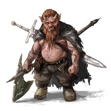 OC] Dedrick - Cursed Dwarven Wild Magic Barbarian - My Curse of Strahd  character : rcharacterdrawing