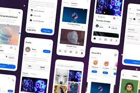 Nft Marketplace Ui Kit In Ux Ui Kits On Yellow Images Creative Store