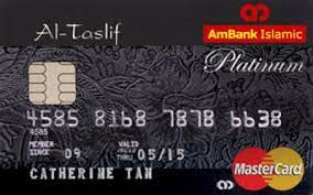 In the launch of a new islamic corporate card, maybank islamic ceo mohamed rafique. Ambank Islamic Al Taslif Mastercard Platinum Card I 20 Travel Cashback