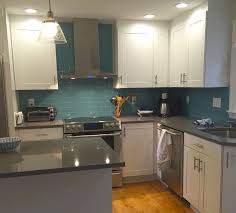 Aqua Glass Subway Tile Kitchen Tiles Backsplash Grey Kitchen Designs Kitchen Remodel