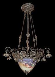 French Art Deco Muller Freres Luneville Chandelier Avizeler Isiklar Ve Abajur