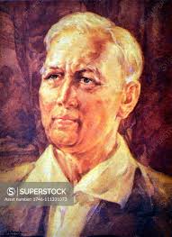 Irineo Miranda, Portrait of de la Rosa, 1937. Watercolour.