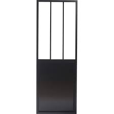 Porte Coulissante Aluminium Noir Fonce Verre Trempe Atelier Artens 204 X 83 Cm Porte Coulissante Atelier Porte Coulissante Porte Coulissante Verre