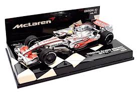 Minichamps 530084322 Mclaren Mercedes Vodafone Mp4 23 Lewis Hamilton 2008 F1 World Champion From The Minichamps Mclaren Mercedes Diecast Model Cars Car Model