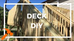One of them is deck cable railing. Menards Deck Kit How To Trim A Deck Handrail In Place Installing Deck Balusters Youtube