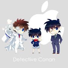 Detective Conan Chibi S Kaito Kid And Shinichi Dễ Thương Ems Trẻ Em