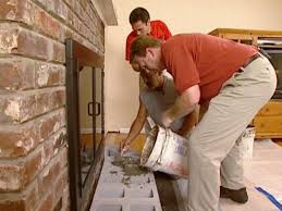 Use a nail gun on the corners where the mdf meets. How To Create A New Hearth How Tos Diy