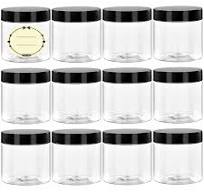 Amazon.com: TUZAZO 4 Oz Plastic Container Jars with Lids and ...