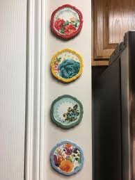 Pioneer Woman Set Of 4 Ceramic Coasters Turned Into Mini Wall Art Add A Little Pioneer Pioneer Woman Kitchen Pioneer Woman Kitchen Decor Pioneer Woman Dishes