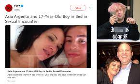 Asia argento details alleged assault by jimmy bennett; Asia Argento Admits She Did Have Sex With Jimmy Bennett In Texts Daily Mail Online