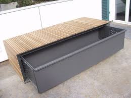 fmh design kissentruhen fmh metallbau und holzbau stuttgart fellbach rangement terrasse piscine amenagement paysager idees de patio