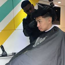 The tight comb over is a haircut that gives a man that serious look associated with men in uniform. Mobile Barbering It S Like Uber But For Haircuts Bbc News