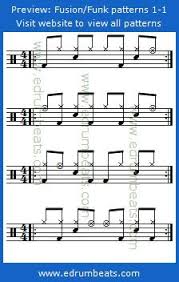 Drum Lesson 1 1 Contains 24 Beginner Funk Fusion Drum Beats This Lesson Has 24 Free Midi Drum Loops Mp3 Audio Sampl Drums Beats Drum Lessons How To Play Drums