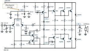 this is 120w power amplifier schematic using to 3 package