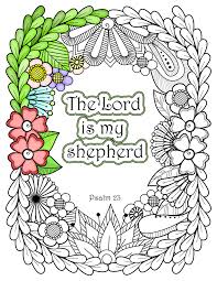 Psalm 23 1 The Lord Is My Shepherd Bible Verse Coloring Page Instant Download Bible Jour Bible Coloring Pages Bible Coloring Bible Verse Coloring Page