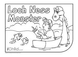 Loch Ness Monster Colouring In Picture Ichild Loch Ness Monster Monster Coloring Pages Monster Activities