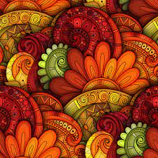 Blumenmuster scharz/weiß / flower pattern poster. Floral Retro Pattern Seamless Vector 01 Free Download