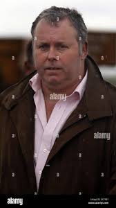 Willie McKay Horse race owner and Football players Agent at Doncaster  Racecourse Stock Photo