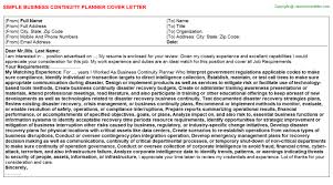 Apr 01, 2013 · additional cover letter writing tips. Business Continuity Planner Cover Letter