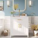 Amazon.com: AMERLIFE 31" Bathroom Vanity with Sink Combo, Modern ...