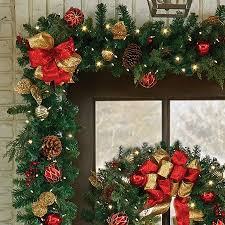 9 Pre Lit Madison Christmas Garland Christmas Garland Artificial Christmas Wreaths Christmas Ornament Wreath