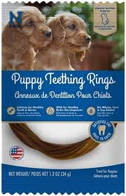 Maybe you would like to learn more about one of these? N Bone Puppy Teething Rings Peanut Butter Flavor