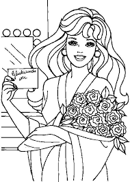 Pin By Tsvetelina On Barbie Coloring Free Kids Coloring Pages Barbie Coloring Coloring Books