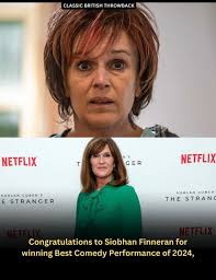 Siobhan Finneran proving again that she is one of the most versatile  actresses around at the moment! Congratulations to Siobhan Finneran for  winning Best Comedy Performance of 2024 for her outstanding role