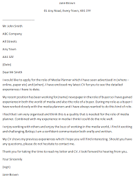 Read full profile the difference between a good cover letter and a bad one is in the result: Media Planner Job Application Covering Letter Example Learnist Org