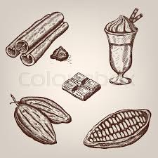 Hand Drawing Illustration Of Cacao Stock Vector Colourbox I don't know how your brain works, but when i see these drawings, my imagination translates them into the. hand drawing illustration of cacao