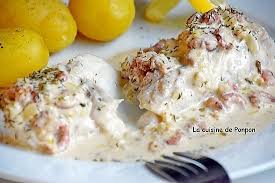 Filet De Cabillaud Cuit A Basse Temperature Servi Avec Une Sauce Aux Crevettes Grises Recette Filet De Cabillaud Recettes De Cuisine Crevettes Grises