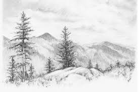 Drawing Nature Landscape Pencil Drawings Landscape Drawings Pencil Drawing Pictures