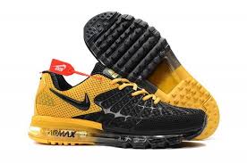 Black And Yellow Nike Tennis Shoes Running Shoes Men S Nike Air Max Spiderman Kpu Black With Yellow Nike Air Max Cheap Nike Air Max Nike Air Max Running