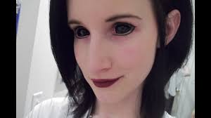 Image result for black sclera contacts