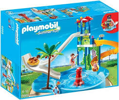 Playmobil 6669 Aquapark Mit Rutschentower Playmobil Play Mobile Erlebnisbader