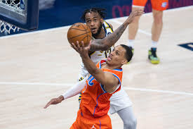Tagged01 2021 city full game indiana may oklahoma pacers replays thunder vs. Darius Bazley Matches Career High 26 Points For Thunder Vs Pacers