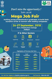 2020 edition of mega careers & study fair will be held at kuala lumpur convention centre, kuala lumpur starting on 12th september. Rajasthan Mega Job Fair At Govt Polytechnic College Jodhpur Ululu