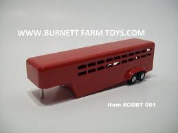 Free delivery and returns on ebay plus items for plus members. Item Cgbt 006 Red Tri Axle Livestock Gooseneck Trailer With Side Swin Burnett Farm Toys Llc