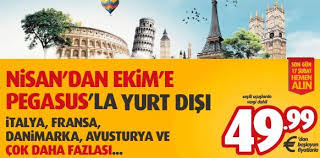 Italya Fransa Avusturya Danimarka Ve Bir Cok Ulkeninde Dahil Oldugu Bu Kampanya Sayesinde Pegasus Ile 49 Dan Baslayan Fiyatlarla Uc Pegasus Yurt Euro