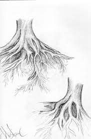 Artstation Tree Roots Christina Cavanaugh Tree Drawings Pencil Tree With Roots Drawing Roots Drawing