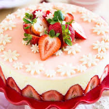 Classic Fraisier Cake Recipe Fresh Cake Cake Food