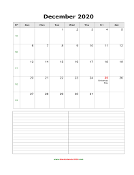 2021 monthly word calendar templates download this editable monthly 2021 planner word template with the usa federal holidays. Blank Calendar For December 2020