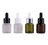 30ml 100ml Round Shape Custom Color Glass Tube with Dropper Pump for  Skincare Packagings
