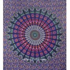 The indian red tapestry is a traditional mandala style tapestry that with purple and red hues of color. Purple Red Hippie Medallion Mandala Cotton Tapestry Wall Hanging Royalfurnish Com