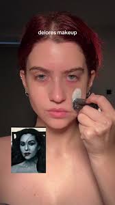 delores beetlejuice makeup🖤 #beetlejuice #delores