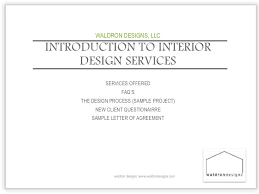 Introduction To Interior Design Services With Waldron Designs Service Design Interior Design Services Contract Design