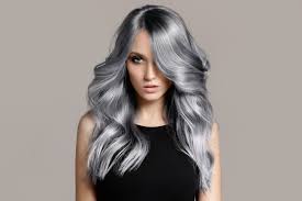 I couldn't find silver tips but i found silver highlights. How To Dye Hair Grey Without Bleach 4 Proven Methods